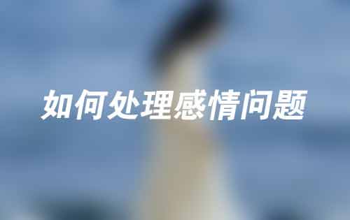 如何处理感情问题——学会冷静和沟通 如何处理感情问题——学会冷静和沟通